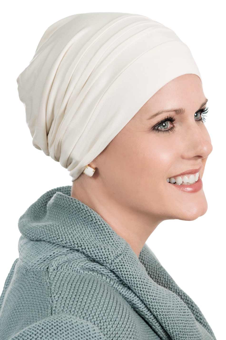 Cardani® Mod Slouchy Snood Cap for Women in Luxury Viscose from Bamboo