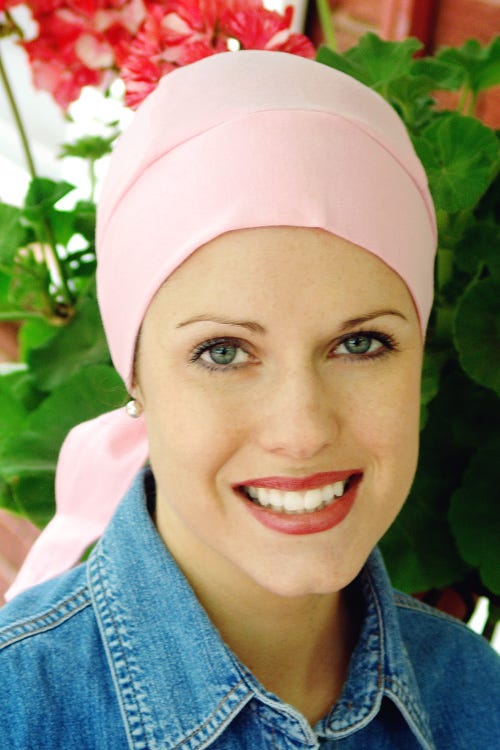 cotton headwraps for hair loss and cancer patients