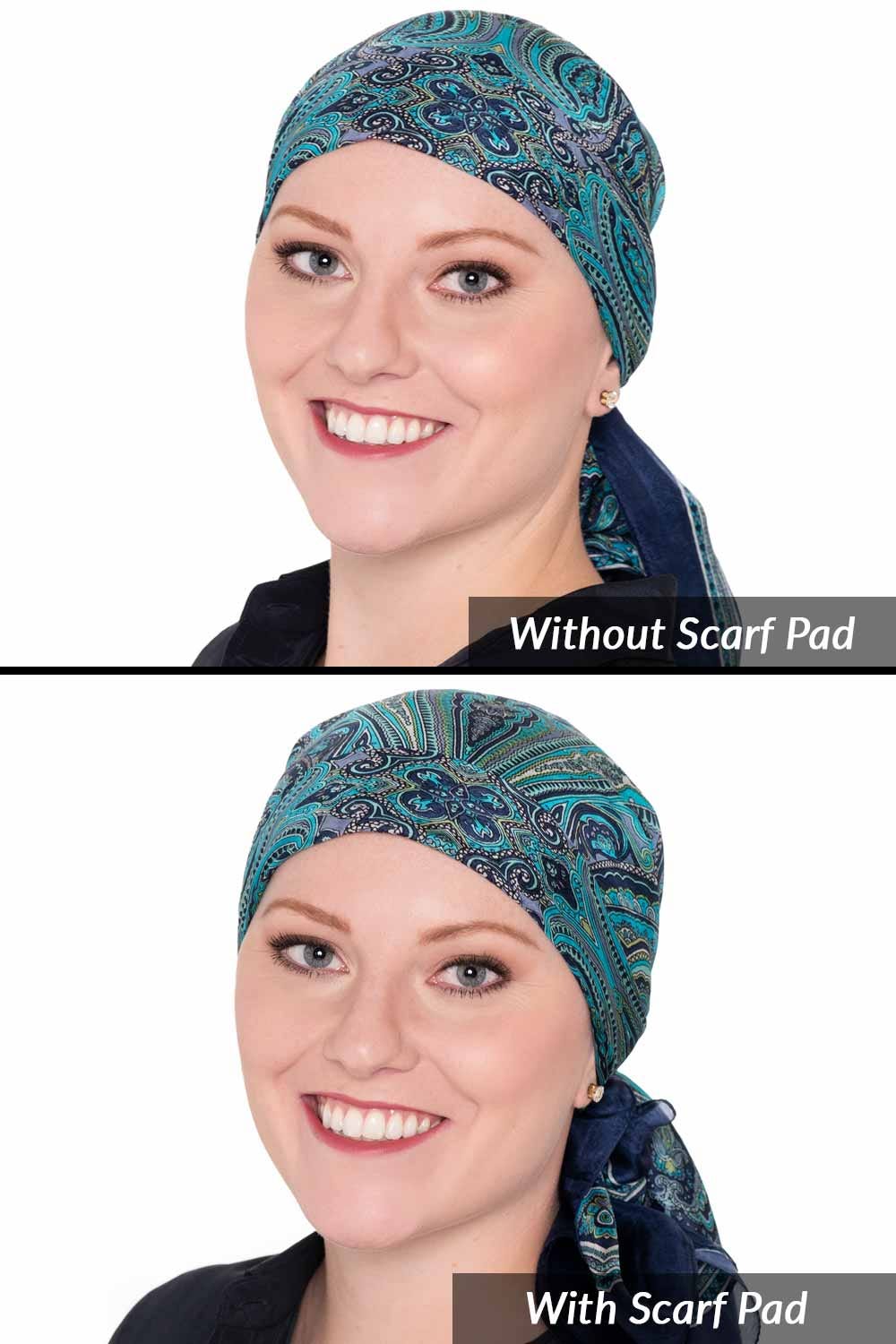 Bamboo Viscose Scarf Pad | Headwear Volumizer & Scarf Grip for Head Scarves, Hats & Turbans