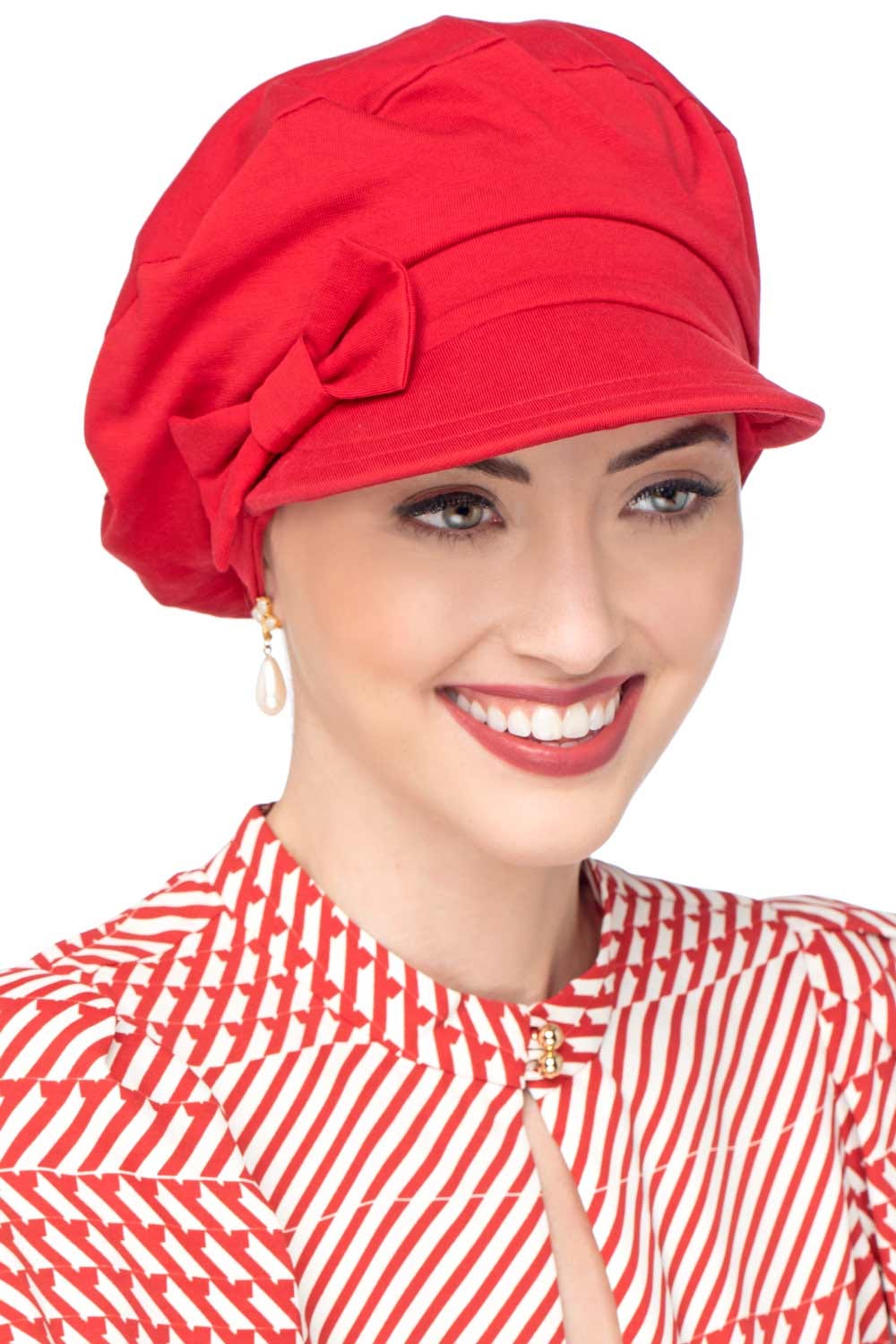 Bamboo Viscose Versatility Newsboy Hat by Cardani | Soft Women's Baseball Paperboy Cap