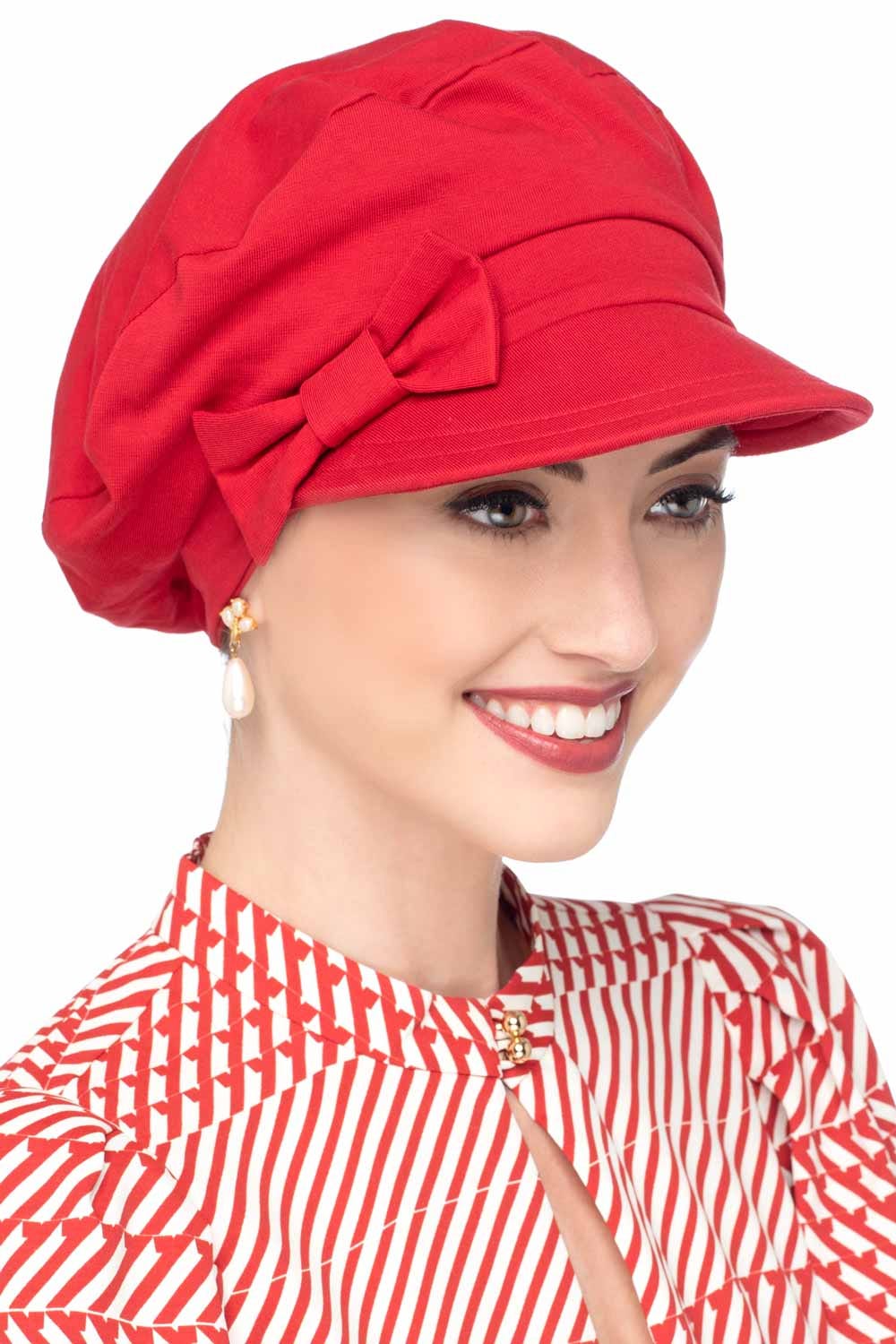 Bamboo Viscose Versatility Newsboy Hat by Cardani | Soft Women's Baseball Paperboy Cap