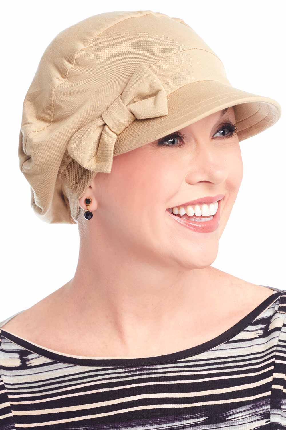 Bamboo Viscose Versatility Newsboy Hat by Cardani | Soft Women's Baseball Paperboy Cap